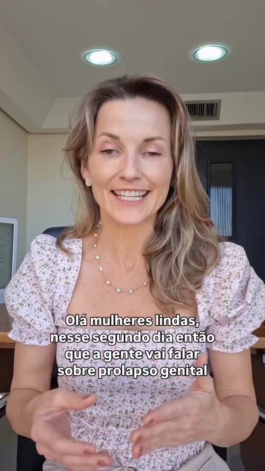 Pôster do vídeo: Semana do prolapso: os sintomas associados