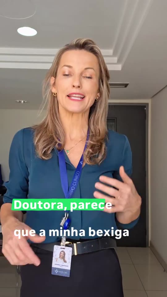 Pôster do vídeo: Você sente um “peso” na vagina? Pode ser bexiga caída.